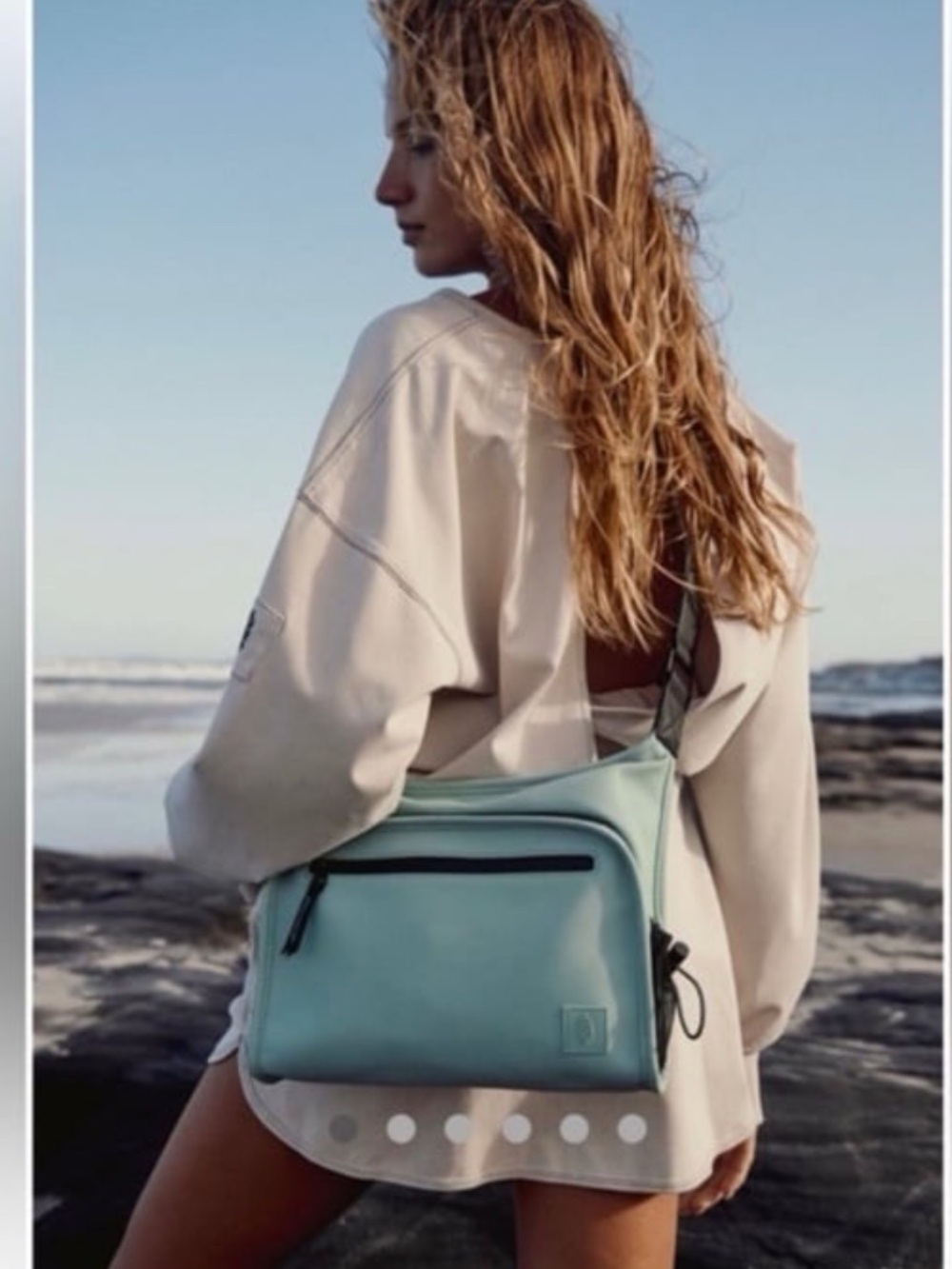 Seafoam Crossbody Bag - Lightweight Women’s Shoulder Bag